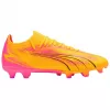Buty piłkarskie PUMA Ultra Match FG/AG - Puma Black/Puma White/Ultra Orange - Rozmiar 43