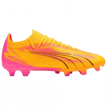 Buty piłkarskie PUMA Ultra Match FG/AG - Puma Black/Puma White/Ultra Orange - Rozmiar 43