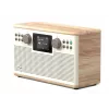 PURE ACOUSTICS Pure Classic H6 Radio cyfrowe, DAB+/FM/radio internetowe, Bluetooth, bawełniana biel/dąb (EU/UK)