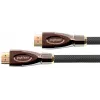 PYTHON GC-M0022 20m aktywny kabel HDMI High-Speed z Ethernetem, 4K2K/UHD, chipset Redmere, pozłacane styki, OFC, pleciony nylon, czarny
