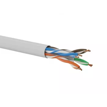 Q-LANTEC U/UTP Cat.6A Network Cable, LSOH, Dca, 4x2x23 AWG, 10 Gb/s, Grey, 500 m