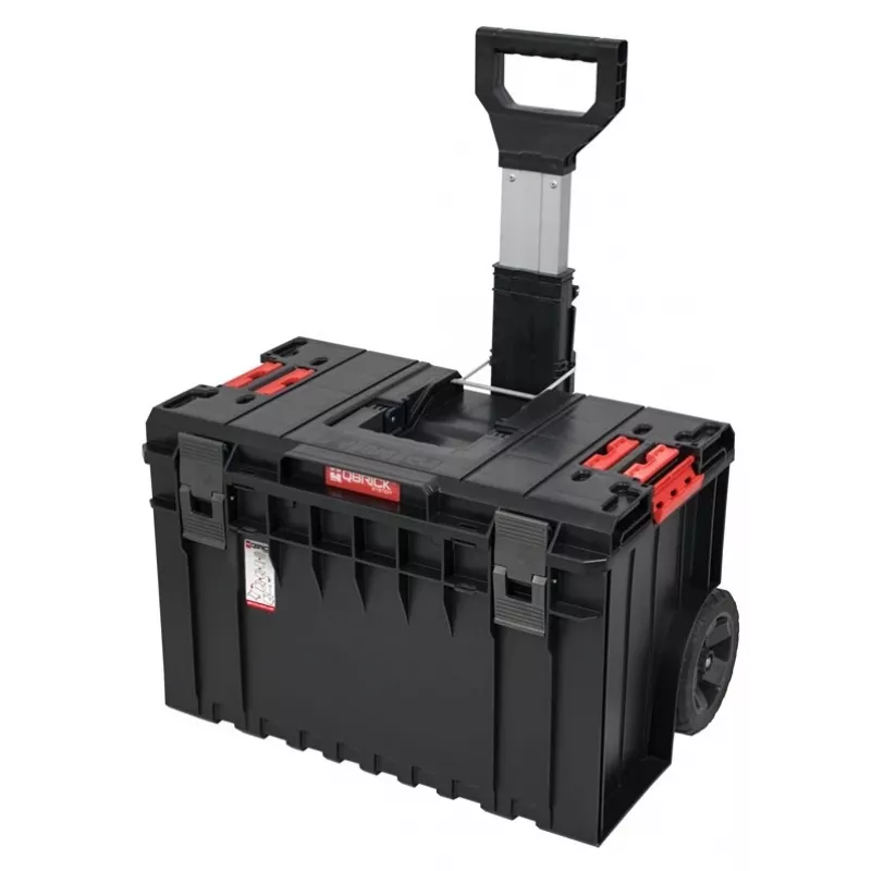 Qbrick System ONE Wózek narzędziowy - czarny/czerwony, 50L, IP65, 100kg