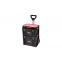 QBRICK SYSTEM PRO SET 2 - 3-częściowy modułowy system przechowywania narzędzi (Toolcase, Organizer 100, Box 130) Czarny/Czerwony