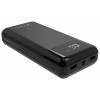 GoGEN PB300001B powerbank, 30000 mAh, USB-C PD 20 W, LCD, czarny