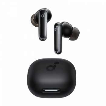 soundcore P40i by Anker, czarne słuchawki True Wireless, adaptacyjne ANC, Bluetooth 5.3