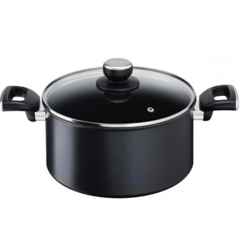 Tefal Unlimited G2554672 garnek ze szklaną pokrywką, 24 cm