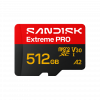 SanDisk Extreme PRO microSDXC 512 GB UHS-I A2 V30, do 250/170 MB/s, SDSQXCJ-512G-GS6MA