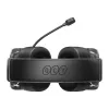 QCY Heroad VT200 Gaming Headphones - Wired 7.1 Surround Sound, 50mm Drivers, RGB LED, Black