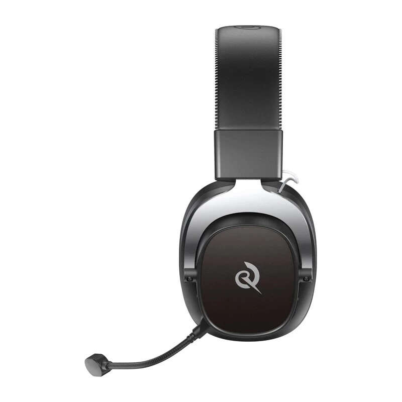 QCY Heroad VT200 Gaming Headphones - Wired 7.1 Surround Sound, 50mm Drivers, RGB LED, Black