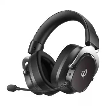 QCY Heroad VT200 Gaming Headphones - Wired 7.1 Surround Sound, 50mm Drivers, RGB LED, Black