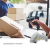 Qoltec 50877 skaner kodów kreskowych laserowy 1D USB biały