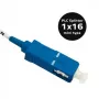 Qoltec 54209 Rozdzielacz sieciowy RJ45 1x RJ45 męski do 2x RJ45 żeński czarny