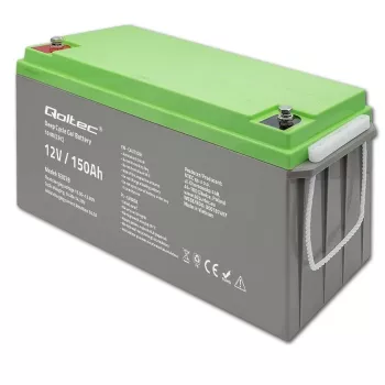 Qoltec Akumulator żelowy głębokiego rozładowania 12V 150Ah 44.5kg