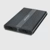 Qoltec Dual M.2 NVMe SATA obudowa na dyski SSD z USB-C 3.2 Gen 2, bez narzędziowa aluminiowa, obsługuje 2x2TB, UASP, TRIM, 10Gbps