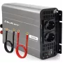Qoltec przekształtnik napięcia zmodyfikowany sinus 12V na 230V 2500W/5000W z USB, kompatybilny z LiFePO4 GEL AGM