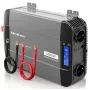 Przetwornica Qoltec Pure Sine Wave 12V na 230V 2000W/4000W z LCD, USB, USB-C, kompatybilna z LiFePO4/GEL/AGM