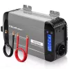 Przetwornica sinusoidalna Qoltec 12V na 230V 500W/1000W z LCD, USB, USB-C, kompatybilna z LiFePo4/GEL/AGM