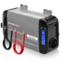 Przetwornica sinusoidalna Qoltec 12V na 230V 500W/1000W z LCD, USB, USB-C, kompatybilna z LiFePo4/GEL/AGM