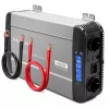Qoltec Falownik sinusoidalny z UPS | 12V na 230V | 2000W ciągłej / 4000W szczytowej | LCD | USB-A | USB-C PD 18W | Kompatybilny z LiFePO4 GEL AGM