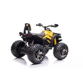 QUAD LOCK Quad Battery Pack with Backrest QLS-3288 LED Light MP3 Yellow