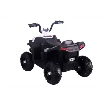 QUAD LOCK Quad Battery S601 Pojazd terenowy dla dzieci z oświetleniem LED Biały