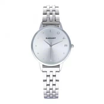 RADIANT MAN RA609201PT Analogowy Zegarek Kwarcowy 34mm Czarna Tarcza Skórzany Pasek