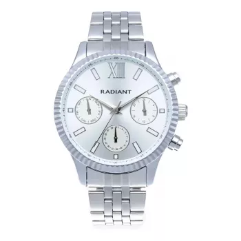 RADIANT Męski Zegarek Analogowy Kwarcowy RA589701 44mm Stal Nierdzewna Czarna Tarcza