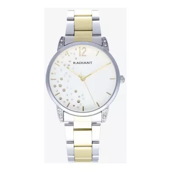 RADIANT Męski Zegarek Kwarcowy Analogowy RA615203 36mm Czarna Tarcza Sztuczna Skóra Pasek