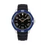 Zegarek męski RADIANT RA503602 (46mm) - Czarna tarcza, czarny pasek z ekoskóry, kwarcowy analogowy