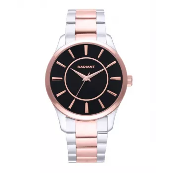 Zegarek męski RADIANT RA614203 (44mm) - Niebieska tarcza, srebrna bransoleta mesh