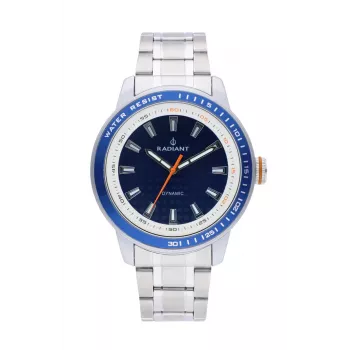 RADIANT RA494201 Męski Zegarek Analogowy Kwarcowy 47mm Srebrny Stal Nierdzewna