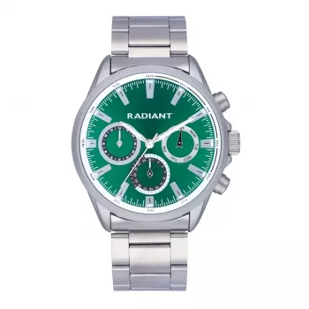 Zegarek męski RADIANT RA589702 Analogowy Kwarcowy 44mm Stal nierdzewna Srebrny Czarny