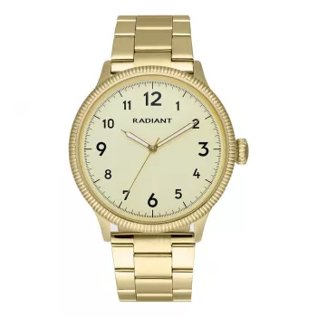 RADIANT RA627203 Zegarek męski analogowy kwarcowy 42mm stal nierdzewna czarna tarcza