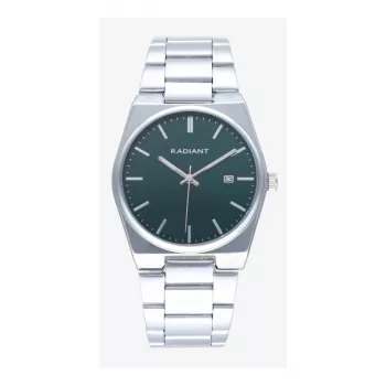 RADIANT RA636202 Unisex Zegarek Analogowy 38mm Stal nierdzewna Siatka mediolańska Czarna tarcza