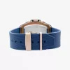 RADIANT RA655204 Zegarek męski analogowy kwarcowy 42mm Stal szlachetna Czarna tarcza Skórzany pasek