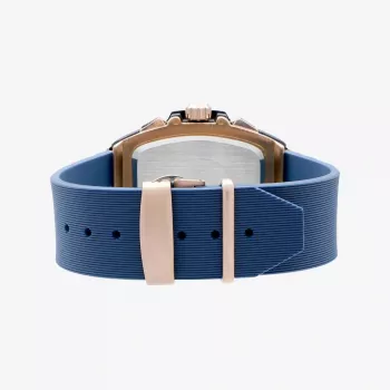 RADIANT RA655204 Zegarek męski analogowy kwarcowy 42mm Stal szlachetna Czarna tarcza Skórzany pasek