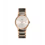 RADO R30183762 Zegarek damski 28mm Stal szlachetna i ceramika Brązowa tarcza