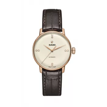 Zegarek damski RADO True Thinline Les Couleurs Le Corbusier R22865765 31,8mm Biała Ceramika
