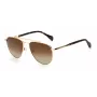Okulary przeciwsłoneczne RAG&BONE damskie RNB1044GS3YG5 Havana Brown kwadratowe 55/17/145 mm
