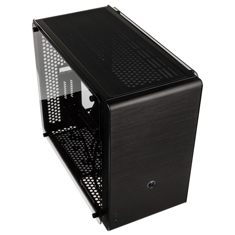 Raijintek Ophion M Evo TGS Obudowa Micro-ATX, szkło hartowane - czarna