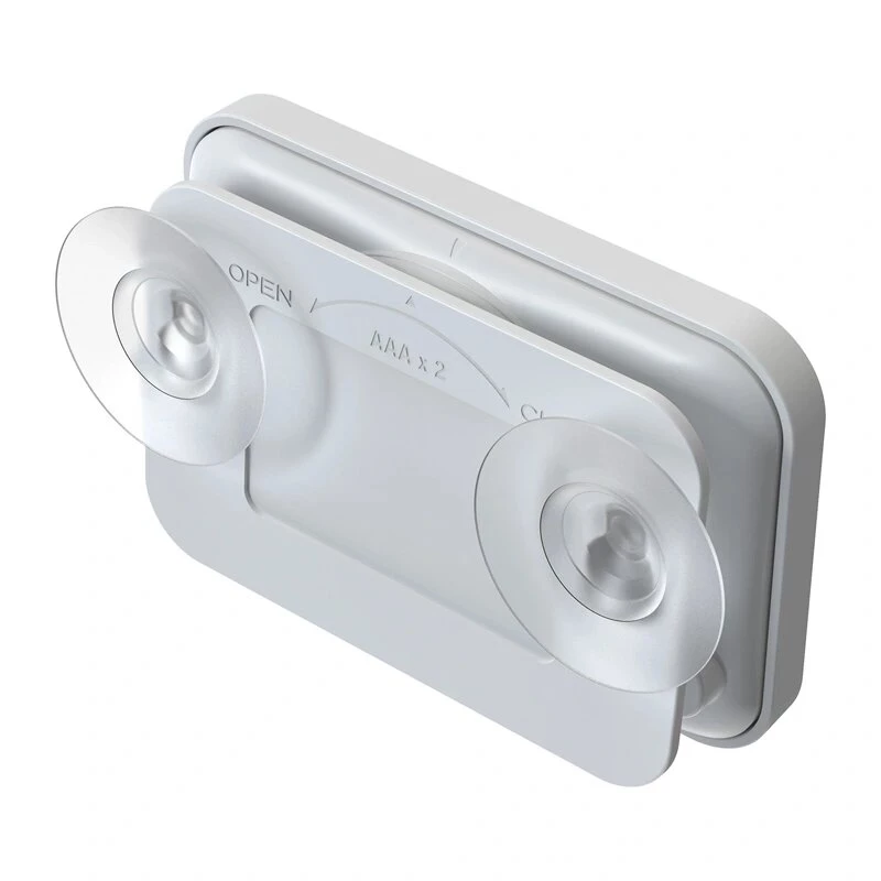 RAINPOINT BALDRTHERM B0549STH Łazienkowy minutnik z termometrem i higrometrem, IP24 odporny na zachlapanie, odliczanie/wsteczne, podświetlany LCD, przyssawka/stojak/mocowanie ścienne