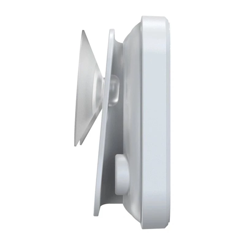 RAINPOINT BALDRTHERM B0549STH Łazienkowy minutnik z termometrem i higrometrem, IP24 odporny na zachlapanie, odliczanie/wsteczne, podświetlany LCD, przyssawka/stojak/mocowanie ścienne