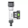 RainPoint Cyfrowy Przepływomierz Wody z Dużym Wyświetlaczem LCD, Gwint G3/4 inch, IPX6