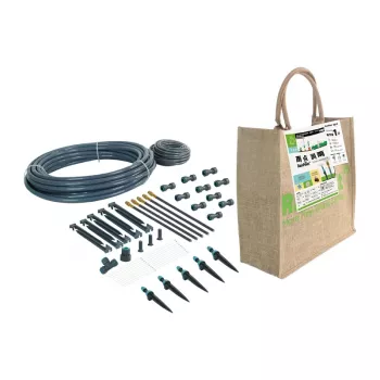 RAINPOINT Drip and Mist Irrigation System 15m 1/2 inch 50 Emitters Black