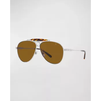 RALPH LAUREN MAN RL70789001336 Okulary przeciwsłoneczne Matowa czerń Szary gradient 61/18/137 mm