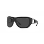 Okulary przeciwsłoneczne damskie Ralph Lauren Cat Eye RL8189Q500187 Shiny Black Grey 54mm