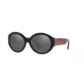 Okulary przeciwsłoneczne RALPH LAUREN damskie RL8191-53986G Havana Butterfly z brązowymi soczewkami gradientowymi 55/17/135 mm