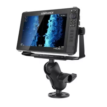 RAM Mounts Płytka D-Size 6,25 inch x 2 inch z Krótkim Podwójnym Ramieniem Przegubowym i Okrągłą Podstawą