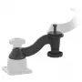 RAM Mounts RAM-109-1AU Pojedyncze ramię przedłużające do systemów RAM Tele-Pole, 10 cali, czarne, bez opakowania