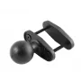 RAM Mounts RAM 2.5 Max Width Clamp Base z kulą D Size 2.25 Diameter Ball (RAM-D-247U-25)